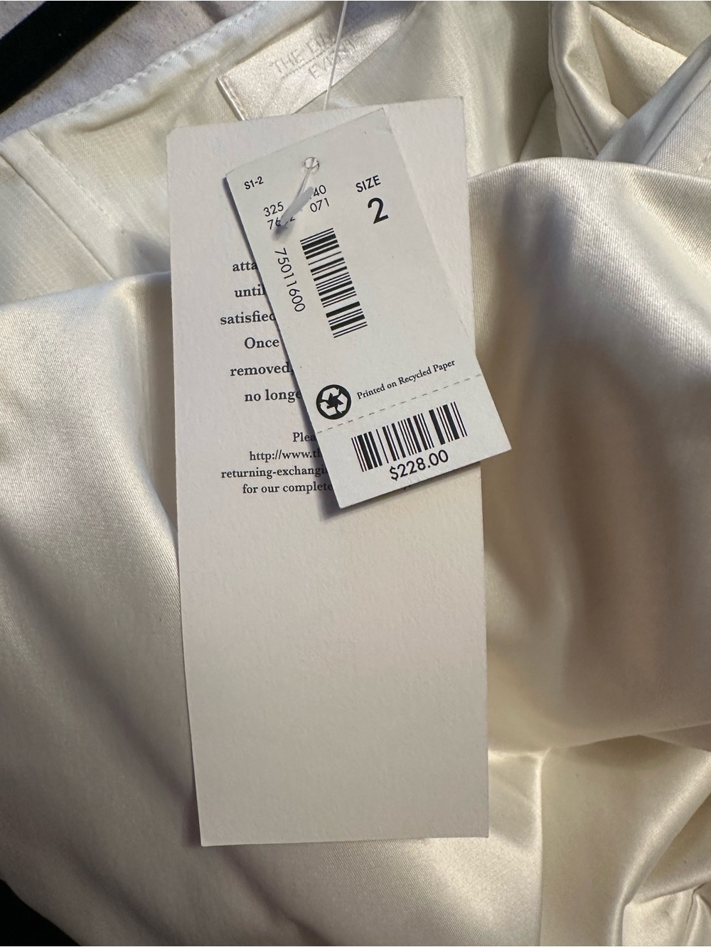 The Limited Cream One-Shoulder Sheath Dress with Shoulder Ruffle - Picture 7 of 12